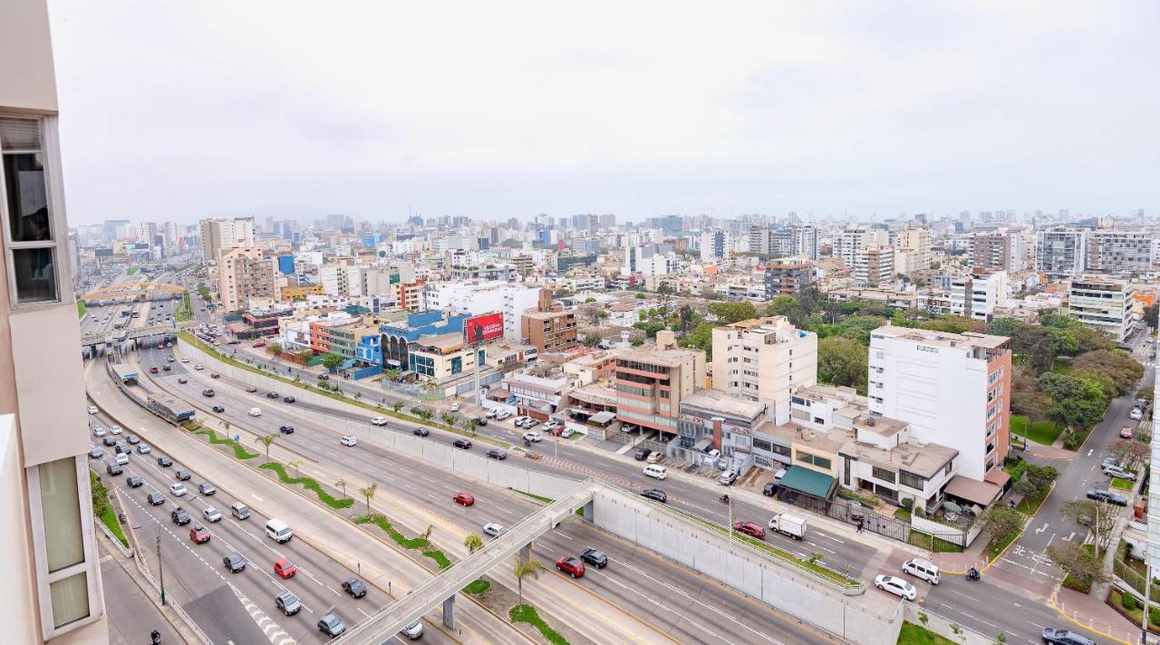 לימה Alu Apartments - Limit With Miraflores Panoramic City View מראה חיצוני תמונה