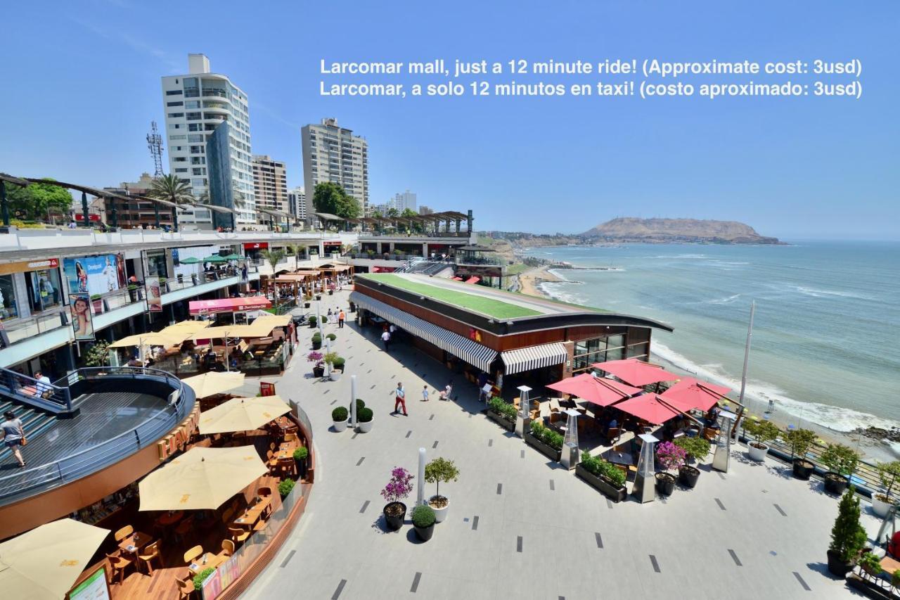 לימה Alu Apartments - Limit With Miraflores Panoramic City View מראה חיצוני תמונה